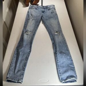 True Religion Men Size 28 Blue Jeans Billy Super T Skull Limited Edition